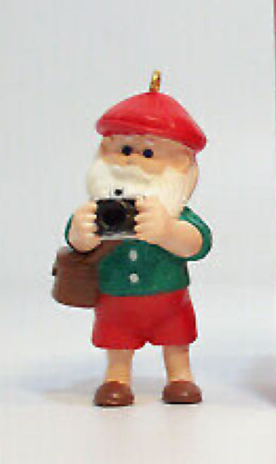 Camera Claus  (Santa) ornament collectible - Main Image 2