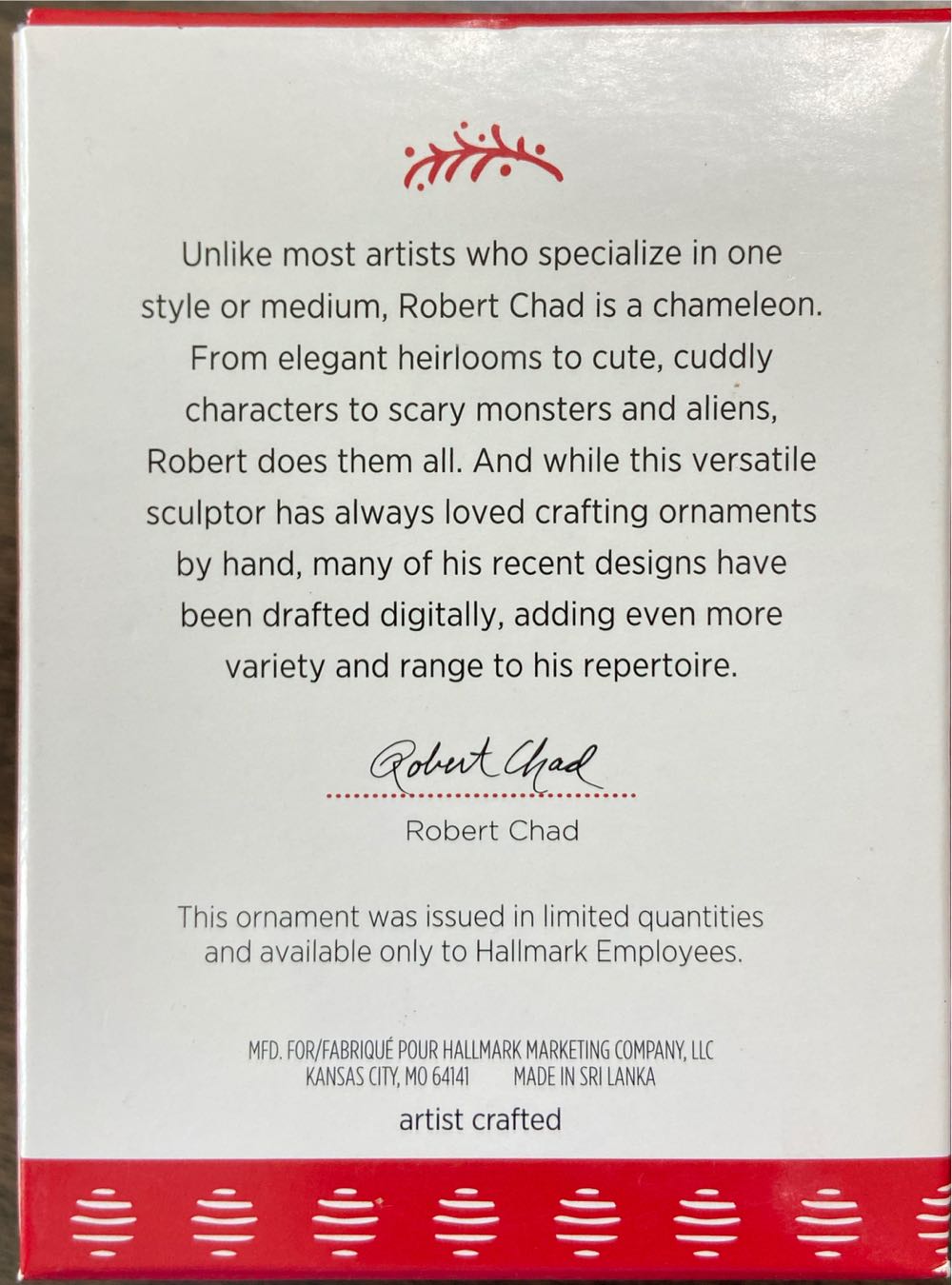 Thank-You Deer - Hallmark Employee Gift (Deer, Associate Gift) ornament collectible - Main Image 4