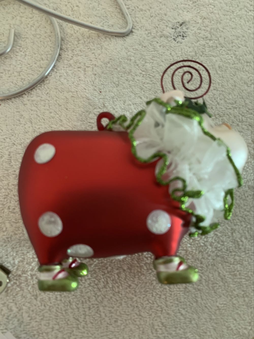 Krinkleskrinkles Glass Bulldog Orn. 36079 - Christmas Kringles (Christmas Tree Ornament) ornament collectible [Barcode 734409363359] - Main Image 2