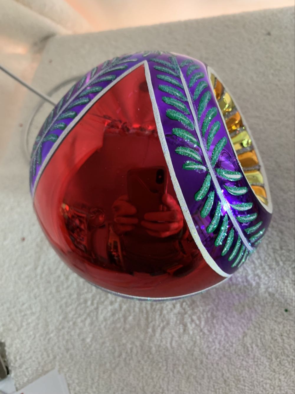 Grand Stardust Memories, Purple - 2006 Fantasia (Christmas Tree Ornament) ornament collectible [Barcode 645001230720] - Main Image 4