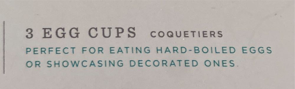 Hallmark. Spring. 2021. 3 Egg Cups. - Hallmark (3 Egg Cups) ornament collectible [Barcode 763795707942] - Main Image 2