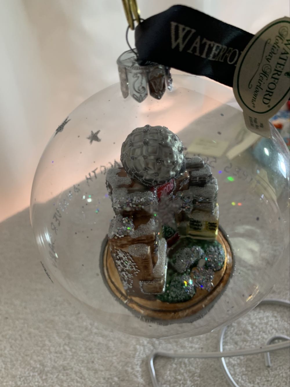 Times Square Snowglobe - Times Square Ball 100th Anniversary Collection (Christmas Tree Ornament) ornament collectible - Main Image 3