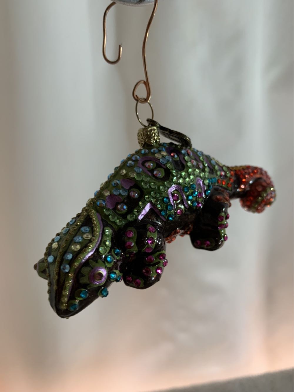 Bradford - Christmas Window Ball - #255 - Silver - Choir Boy - Gold