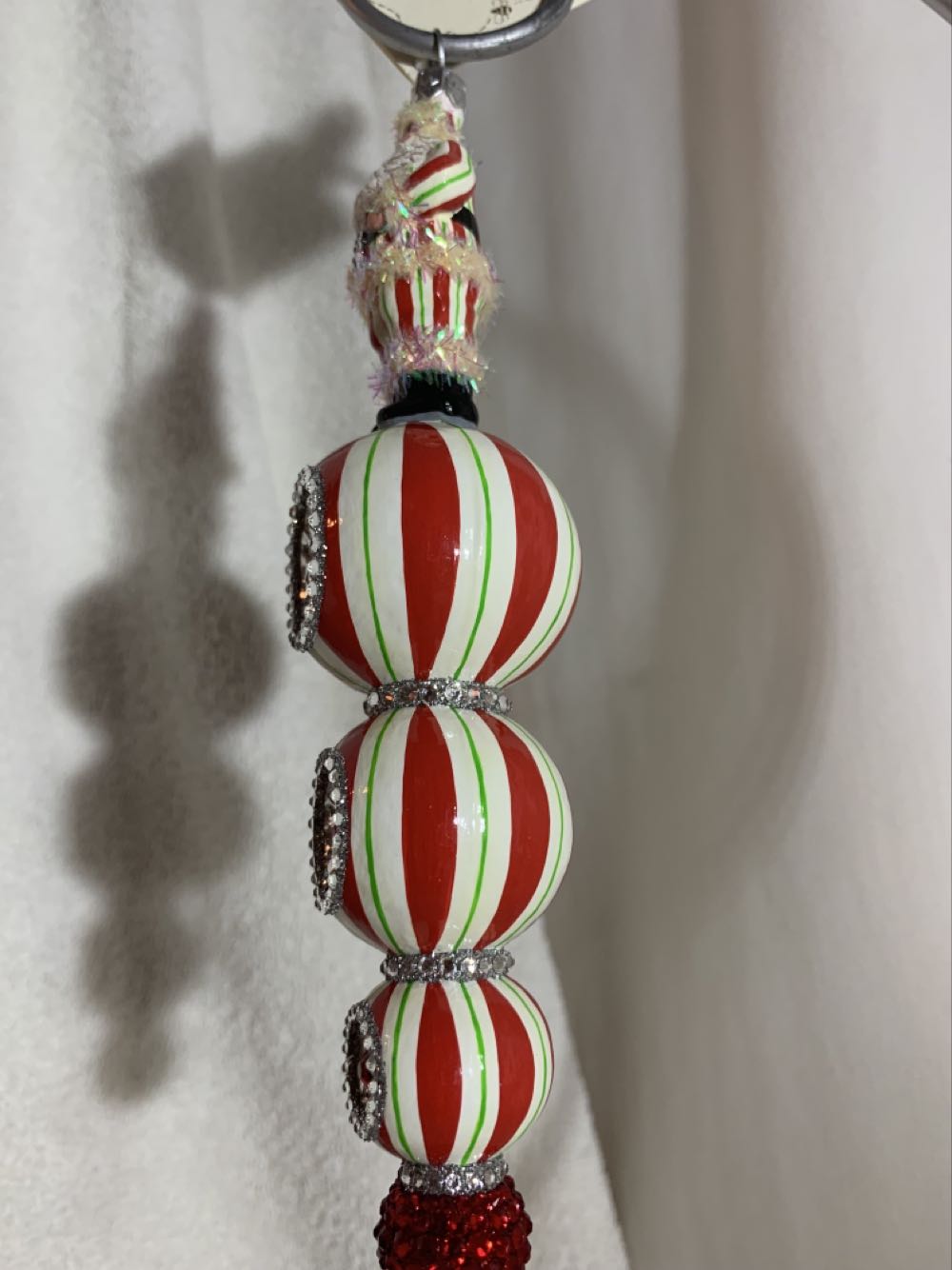 Père Debout, Christmas Stripe (Santa) ornament collectible - Main Image 3