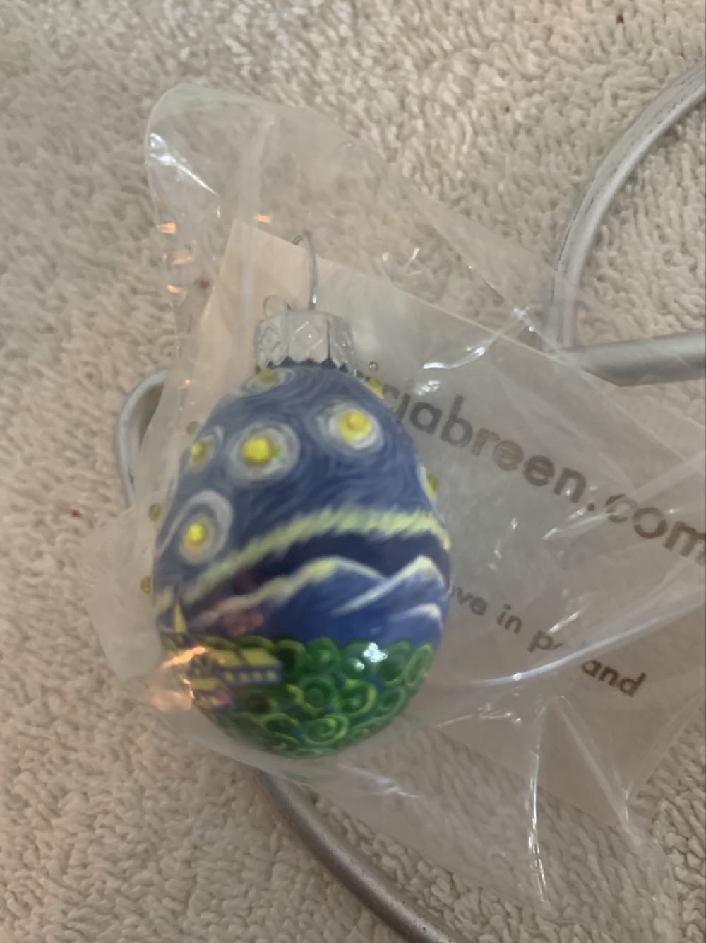 Miniature Eggg, Surprise, Misnight In Arles  (Bells) ornament collectible - Main Image 2