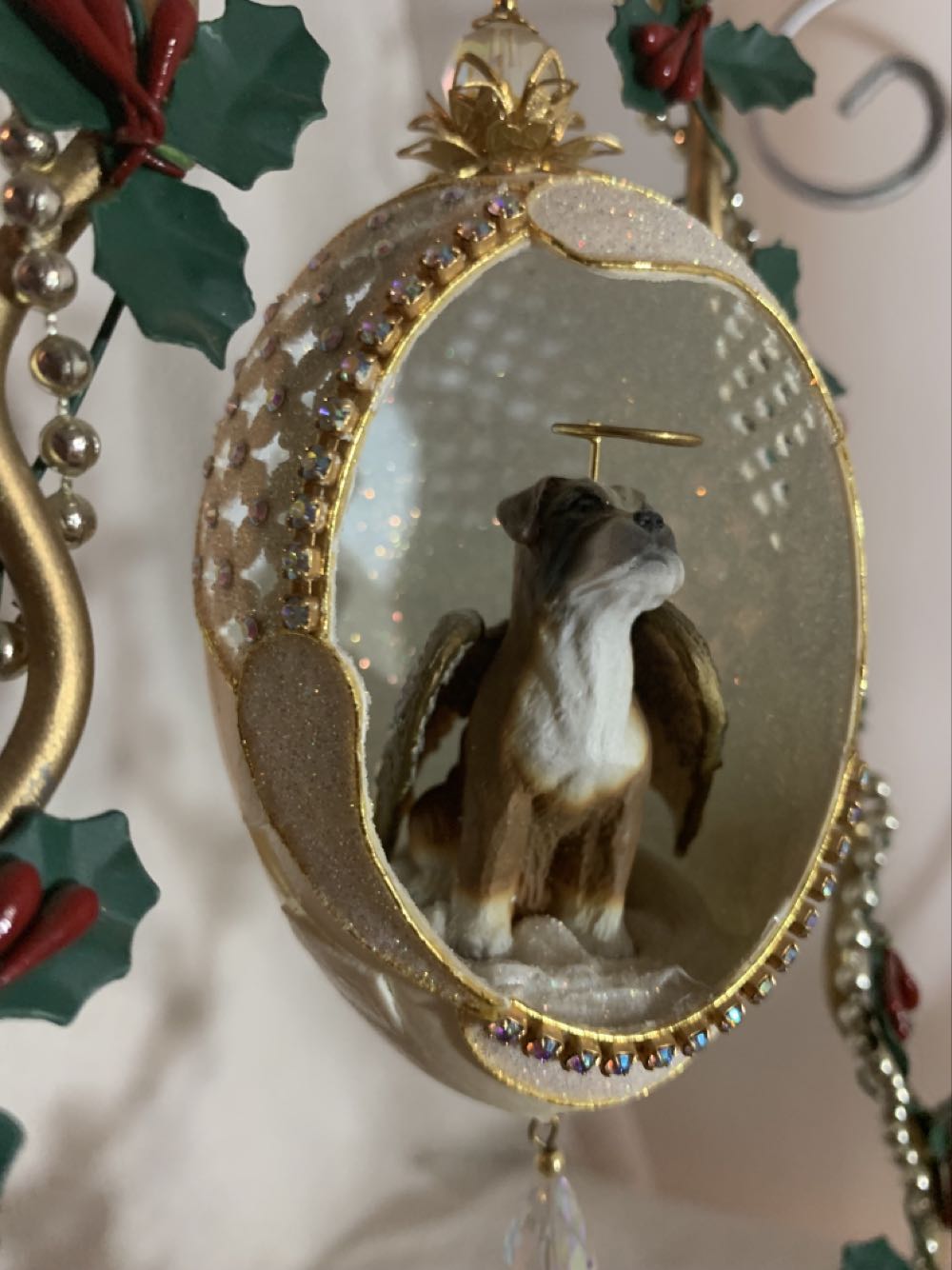 Boxer Angel (Christmas Tree Ornament) ornament collectible - Main Image 2