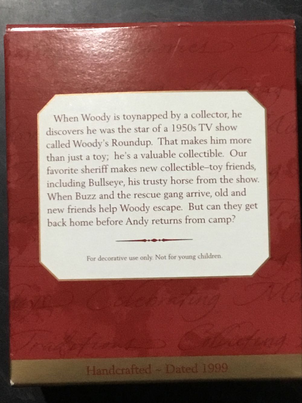 Woodys Roundup - Disney Pixar Toy Story (Disney Pixar Toy Story 2) ornament collectible - Main Image 2
