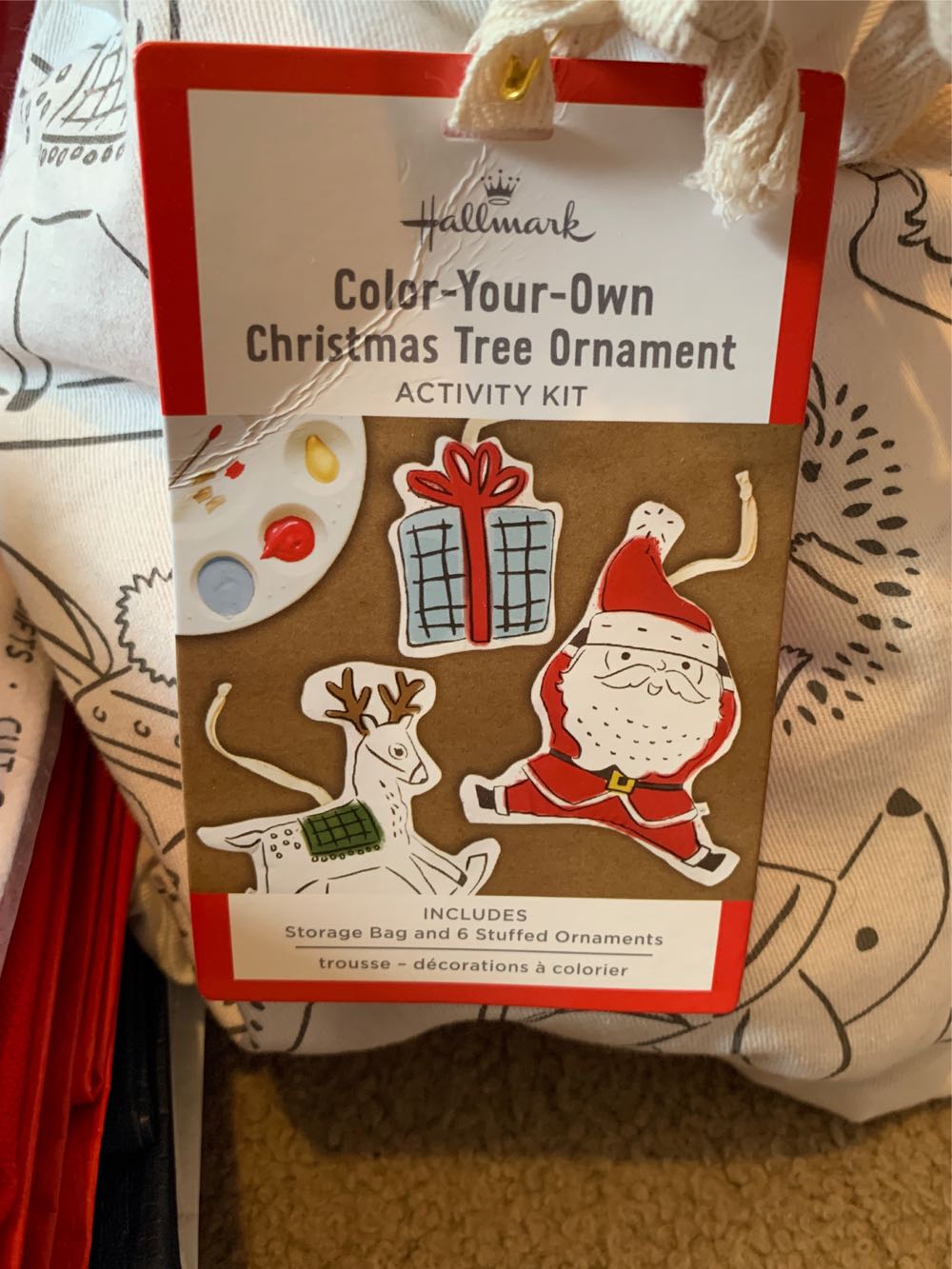 Color Your Own Christmas Tree Activity Kit Nwt - Activity Kit (Activity Kit) ornament collectible [Barcode 763795726417] - Main Image 2