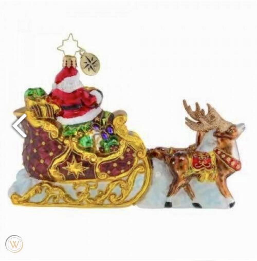 Stellar Ride, Santa!  ornament collectible - Main Image 2