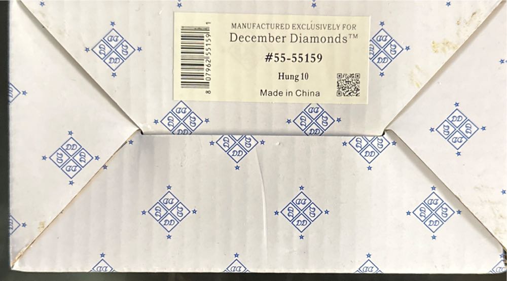 December Diamonds 55-55159 Merman Ornament Hung 10  ornament collectible [Barcode 807962551591] - Main Image 2