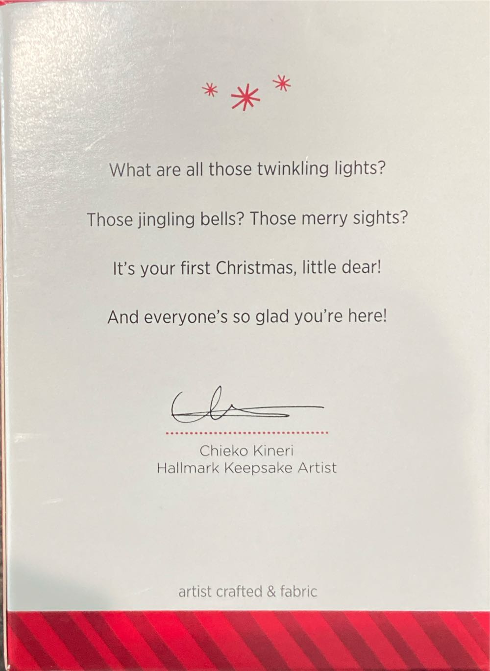 Hallmark Keepsake Ornament Baby’s 1st Christmas Lil’ Dear  ornament collectible [Barcode 795902402709] - Main Image 3