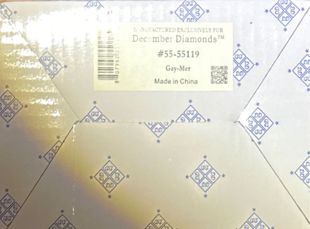 December Diamonds Gay Mer Merman Ornament 5555119 New  ornament collectible [Barcode 807962551195] - Main Image 2