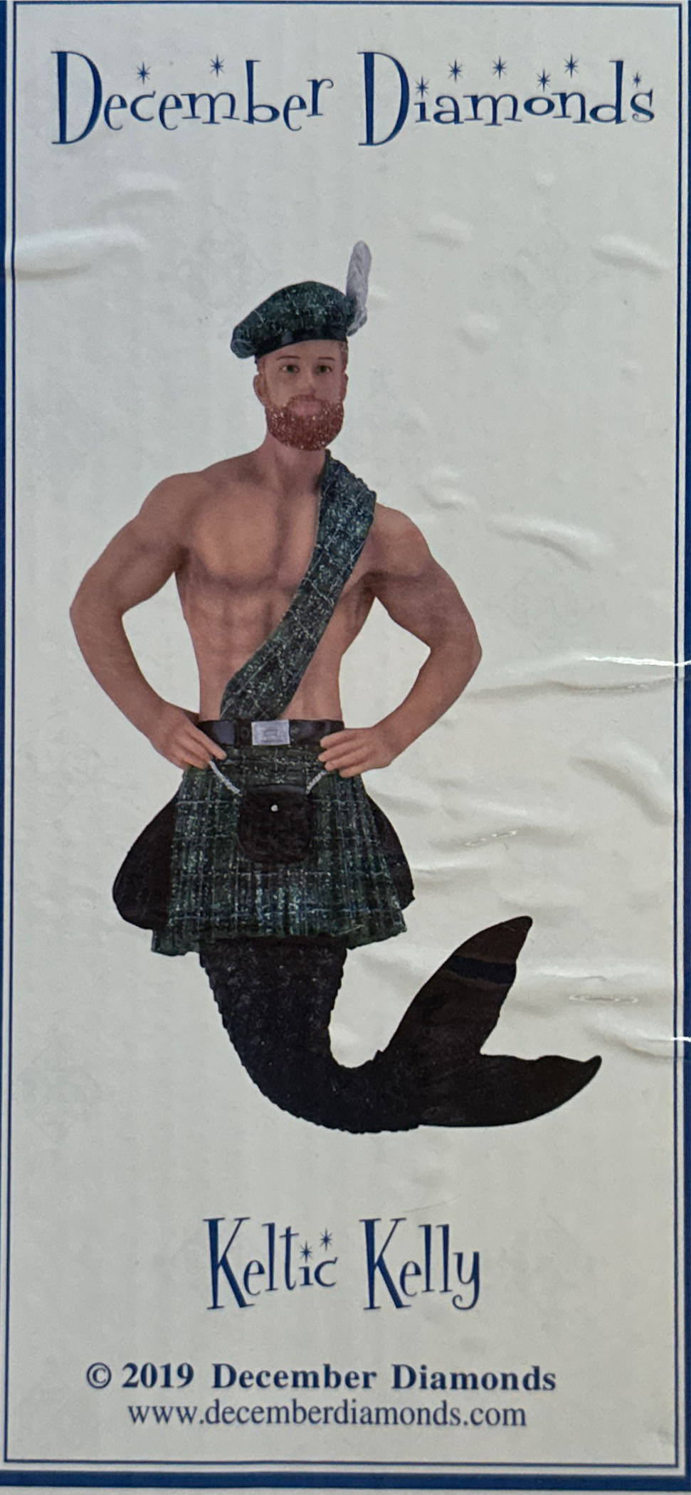 Keltic Kelly - Mermen (One World, One Ocean, Let’s Protect It!) ornament collectible [Barcode 807962551171] - Main Image 2