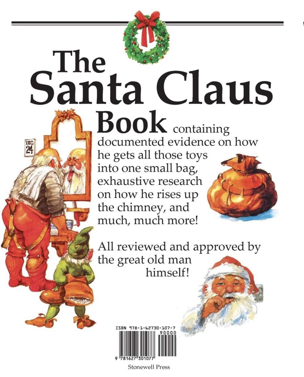 Book - The Santa Claus Book - Children’s Book (By Alden Perkes) ornament collectible - Main Image 2