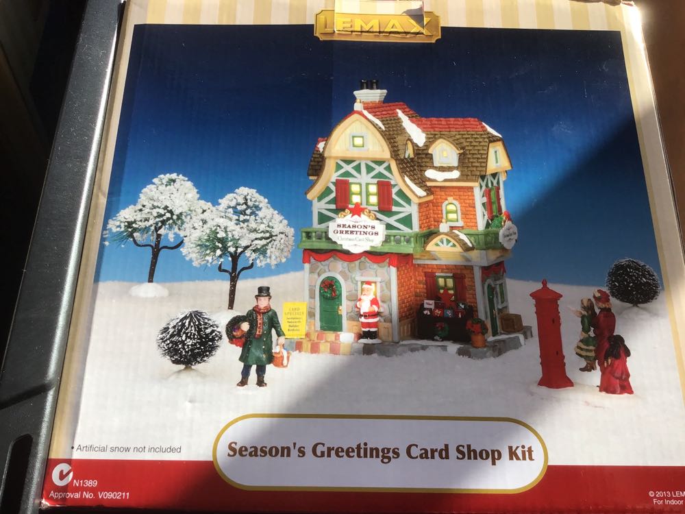 Season’s Greetings Card Shop Kit  ornament collectible [Barcode 26143606] - Main Image 2