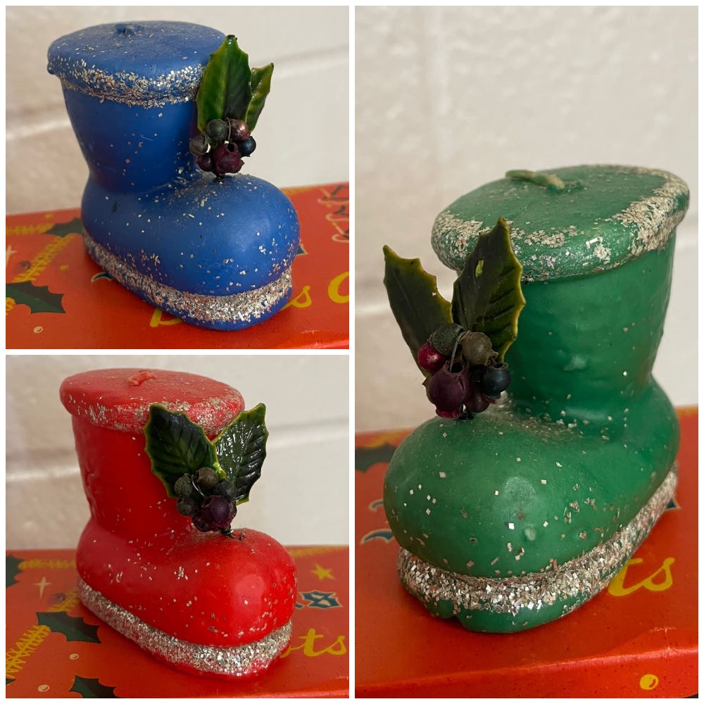 Xmas Boots Candles - Boots (Candles) ornament collectible - Main Image 4