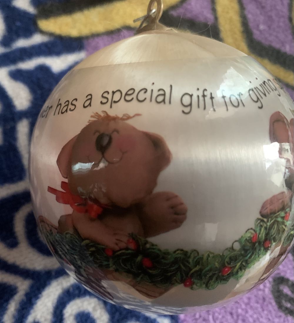 Granddaughter’s First Xmas  ornament collectible - Main Image 2