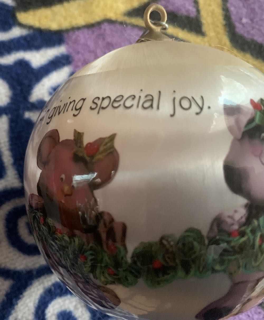 Granddaughter’s First Xmas  ornament collectible - Main Image 3