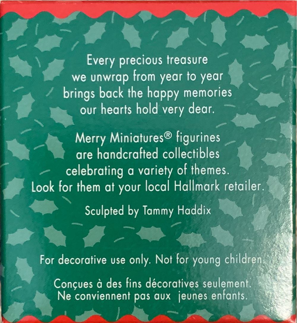 25th Anniversary Edition Merry Miniatures - Merry Miniatures (Teddy Bears, Present, 25) ornament collectible [Barcode 015012501483] - Main Image 2