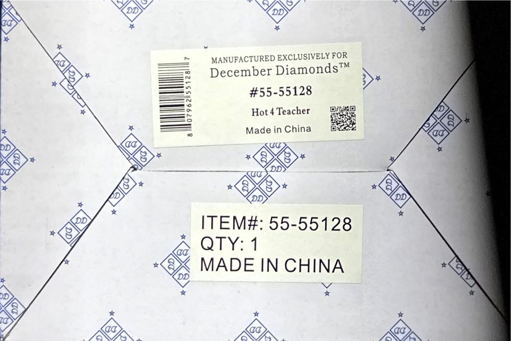 December Diamonds Hot 4 Teacher Merman Christmas Ornament 5555128 New  ornament collectible [Barcode 807962551287] - Main Image 2