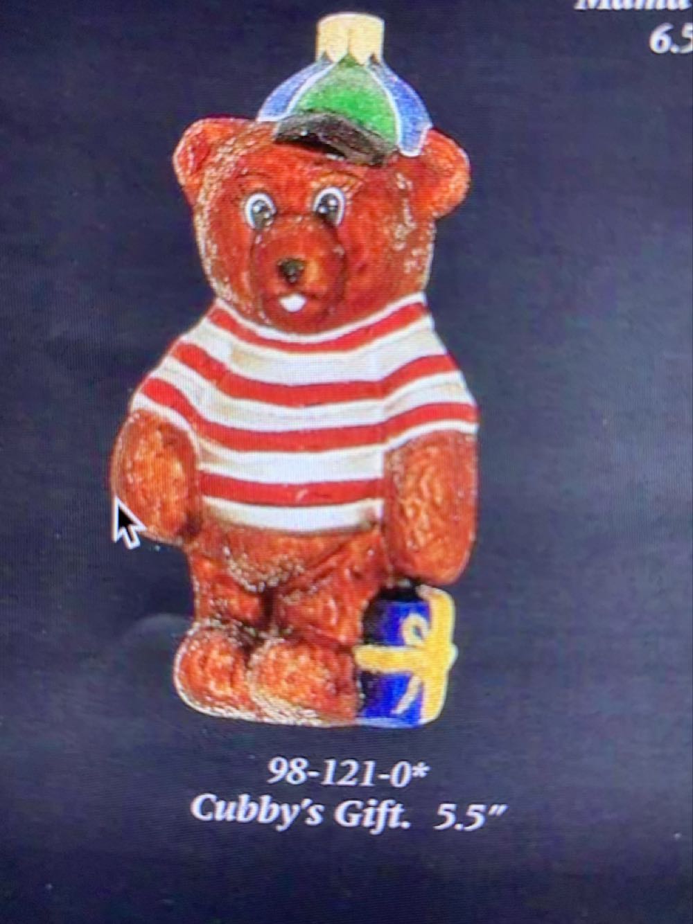 Cubby’s Gift (Teddy Bears) ornament collectible - Main Image 1