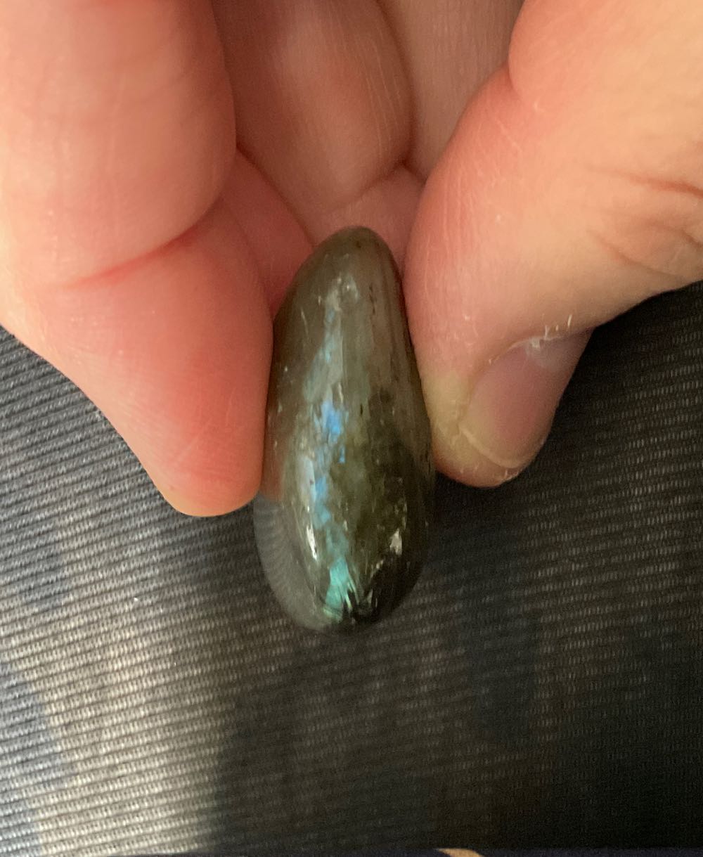 Labradorite - Tumble Stones (Mystical & Protective, Deflects Negative Energies) ornament collectible - Main Image 2