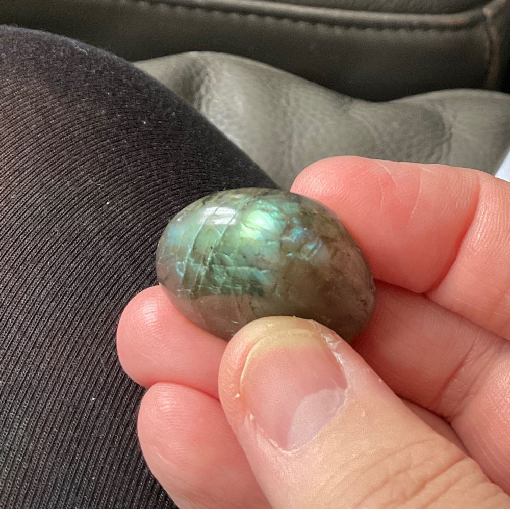 Labradorite - Tumble Stones (Mystical & Protective, Deflects Negative Energies) ornament collectible - Main Image 3
