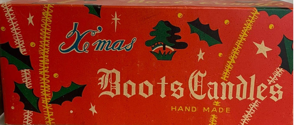 Xmas Boot - Candles - Green - Boots (Candles) ornament collectible - Main Image 2