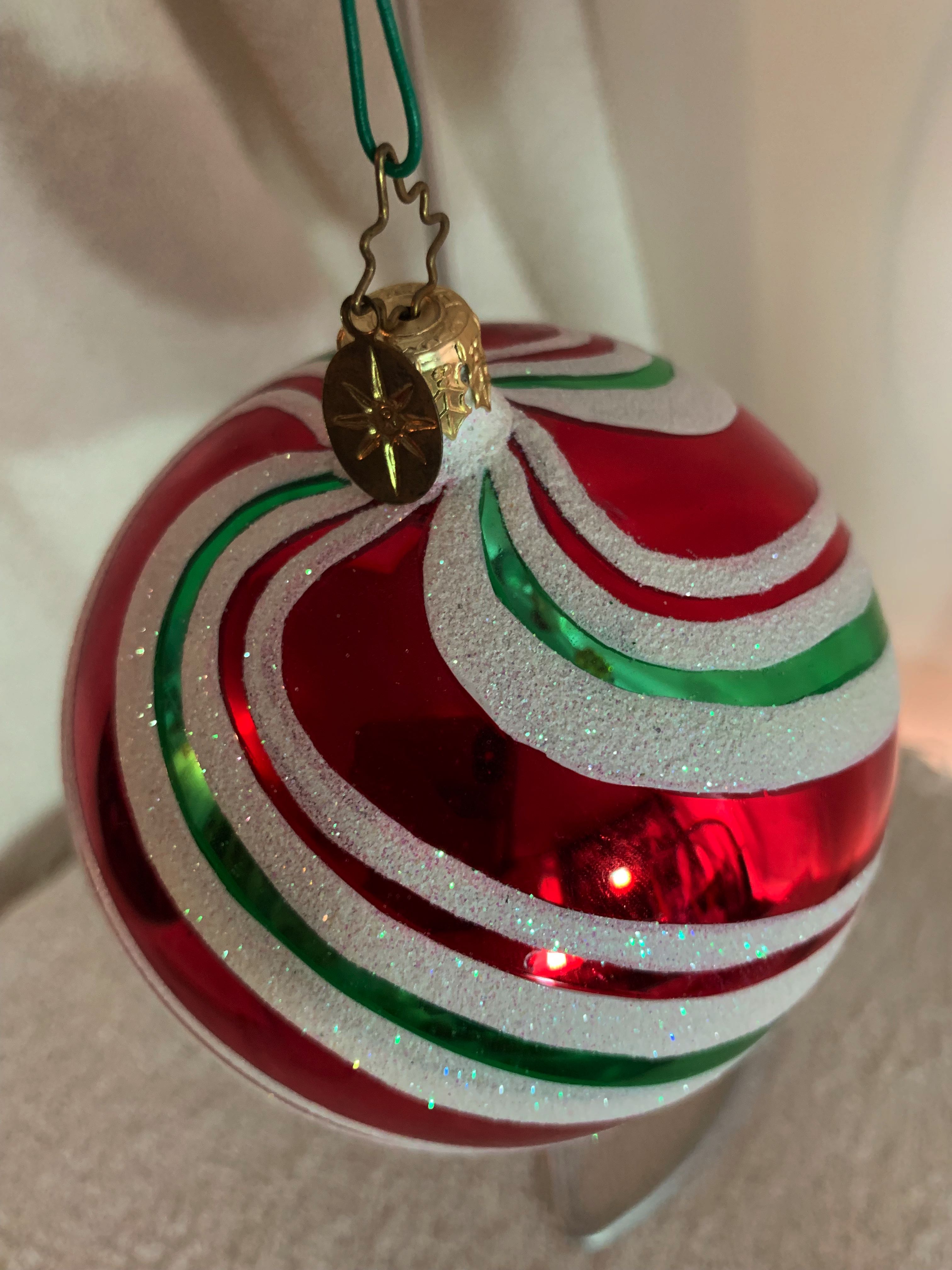 Peppermint Ball  (Christmas Tree Ornament) ornament collectible - Main Image 2