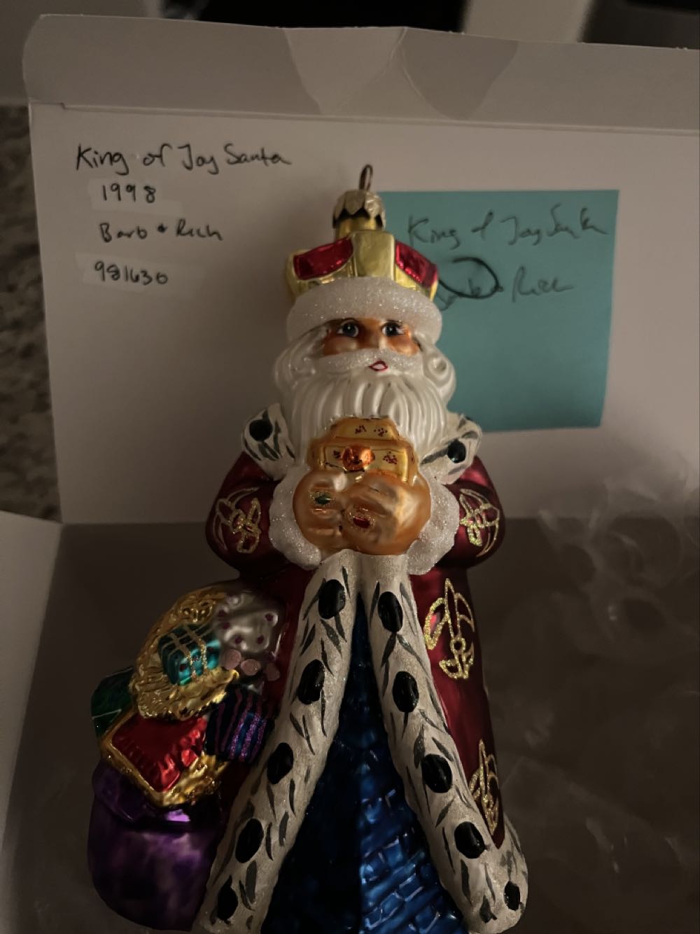 King of Joy - 981630 (Santa) ornament collectible - Main Image 2