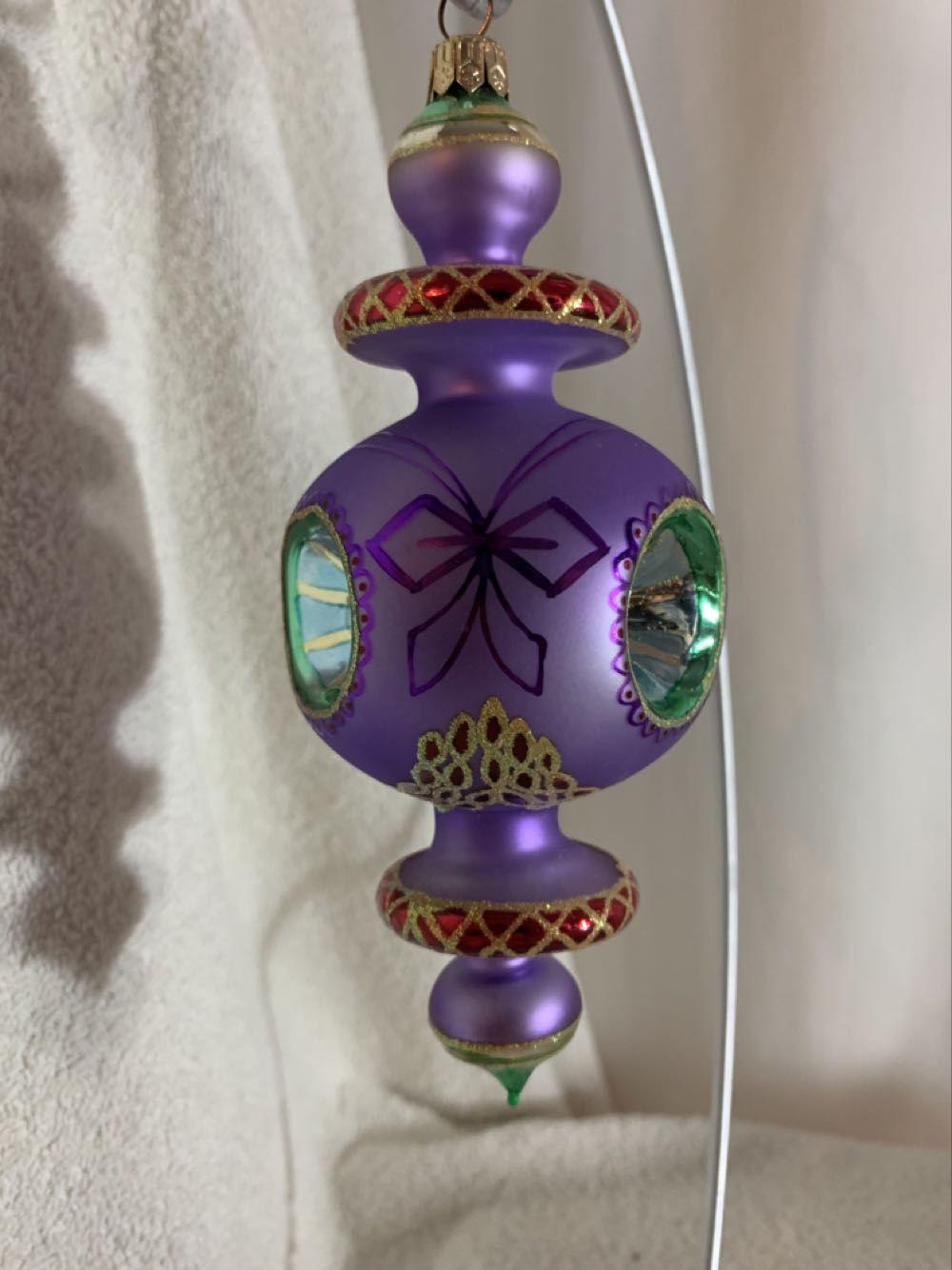 Razzmatazz, Purple  (Christmas Tree Ornament) ornament collectible - Main Image 2