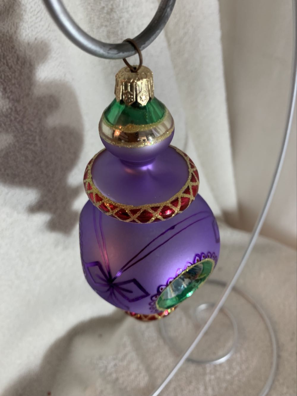 Razzmatazz, Purple  (Christmas Tree Ornament) ornament collectible - Main Image 3