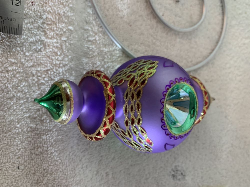 Razzmatazz, Purple  (Christmas Tree Ornament) ornament collectible - Main Image 4