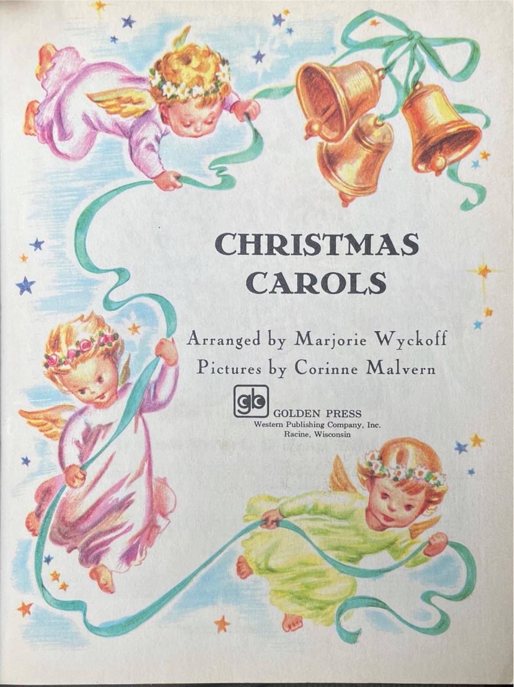 Book - Christmas Carols - Little Golden Book (By Marjorie Wyckoff) ornament collectible - Main Image 2