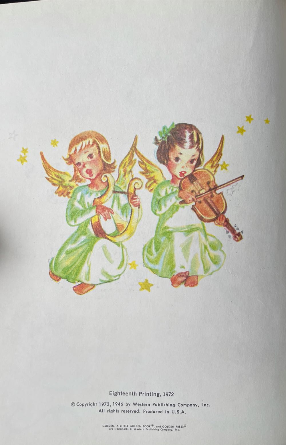 Book - Christmas Carols - Little Golden Book (By Marjorie Wyckoff) ornament collectible - Main Image 3