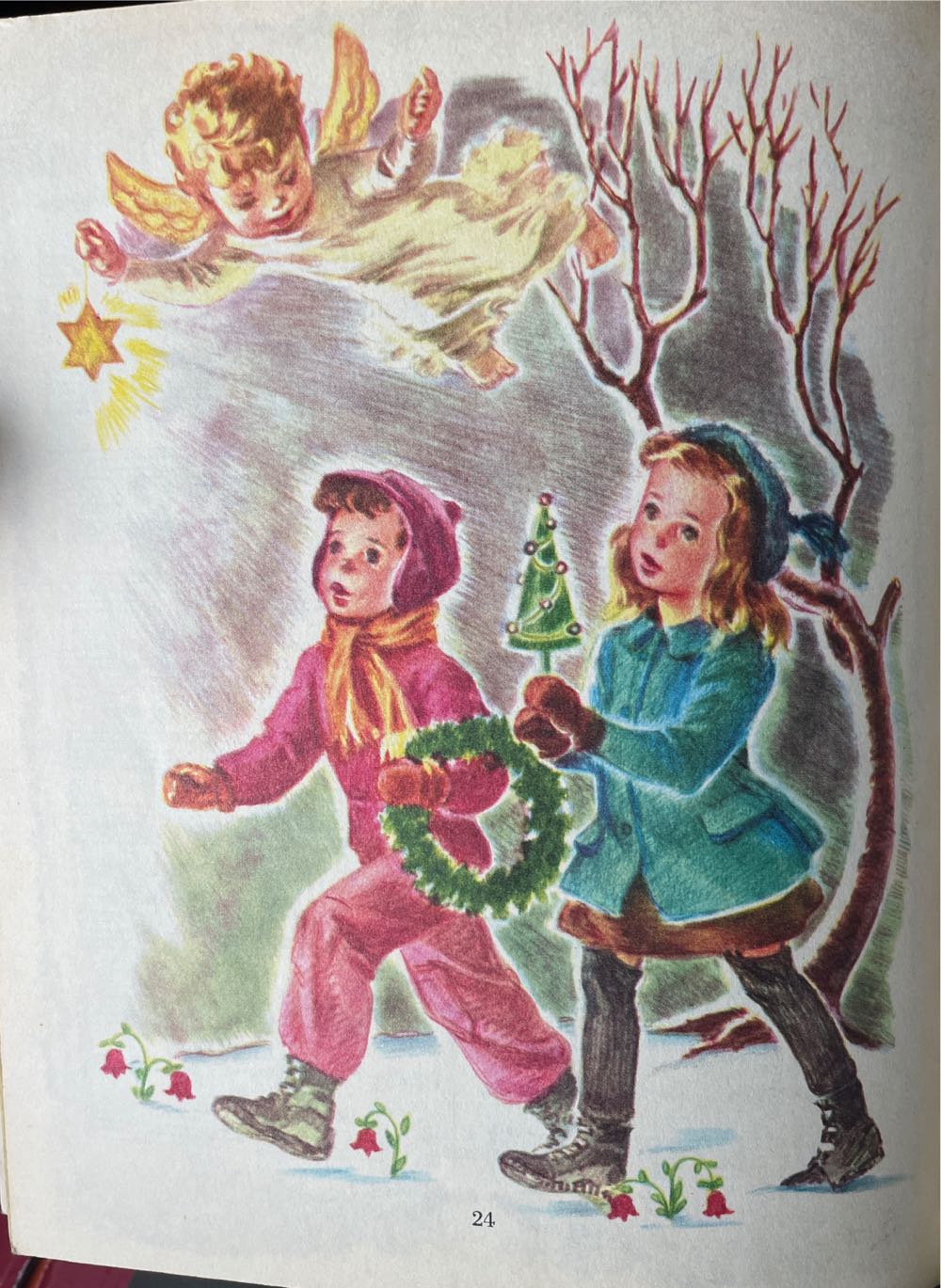Book - Christmas Carols - Little Golden Book (By Marjorie Wyckoff) ornament collectible - Main Image 4