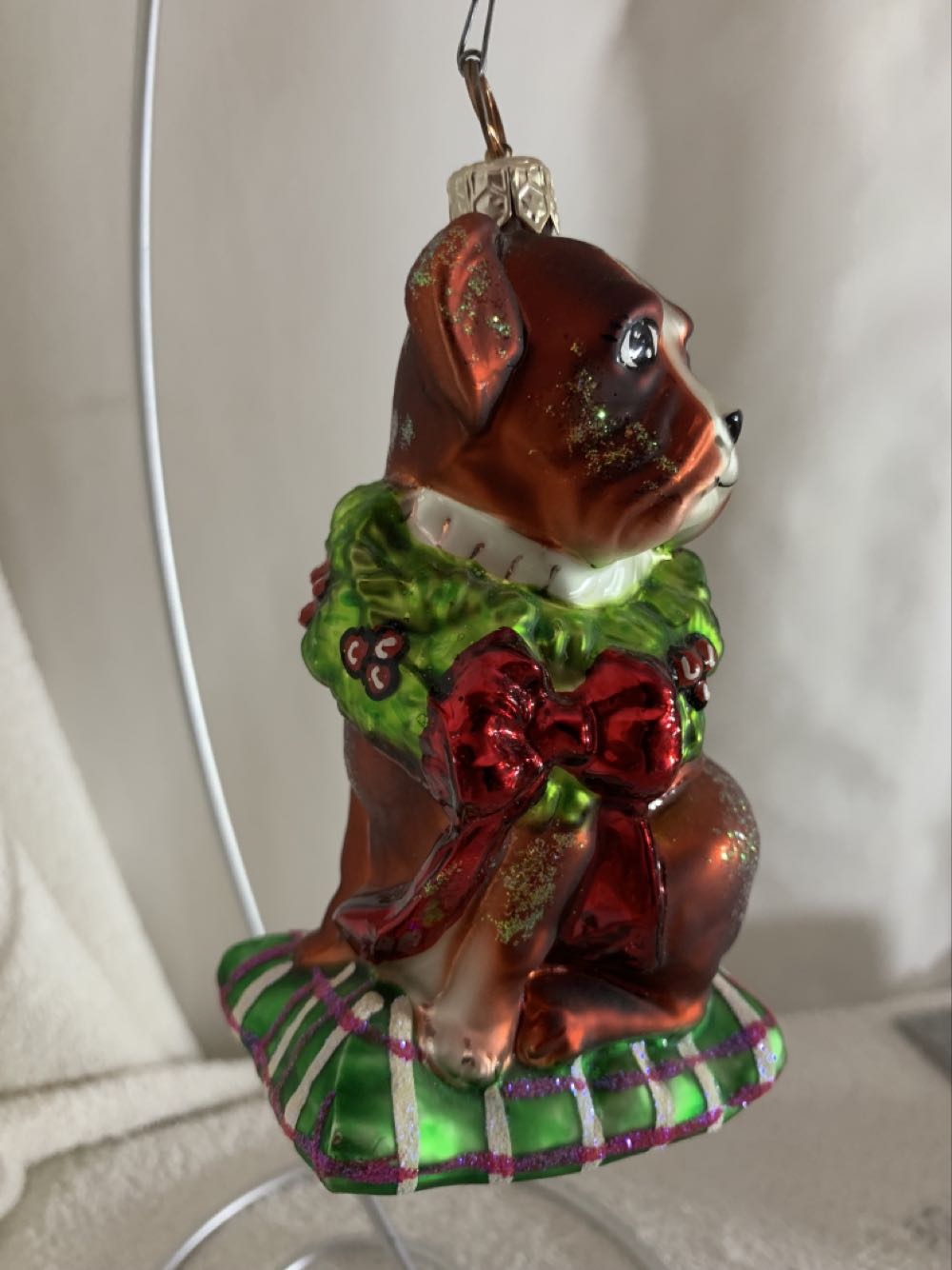 Boxer Bailey  (Christmas Tree Ornament) ornament collectible - Main Image 2