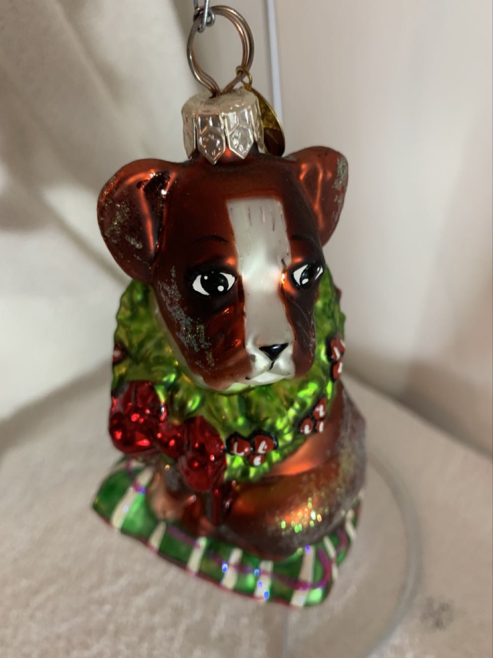 Boxer Bailey  (Christmas Tree Ornament) ornament collectible - Main Image 4