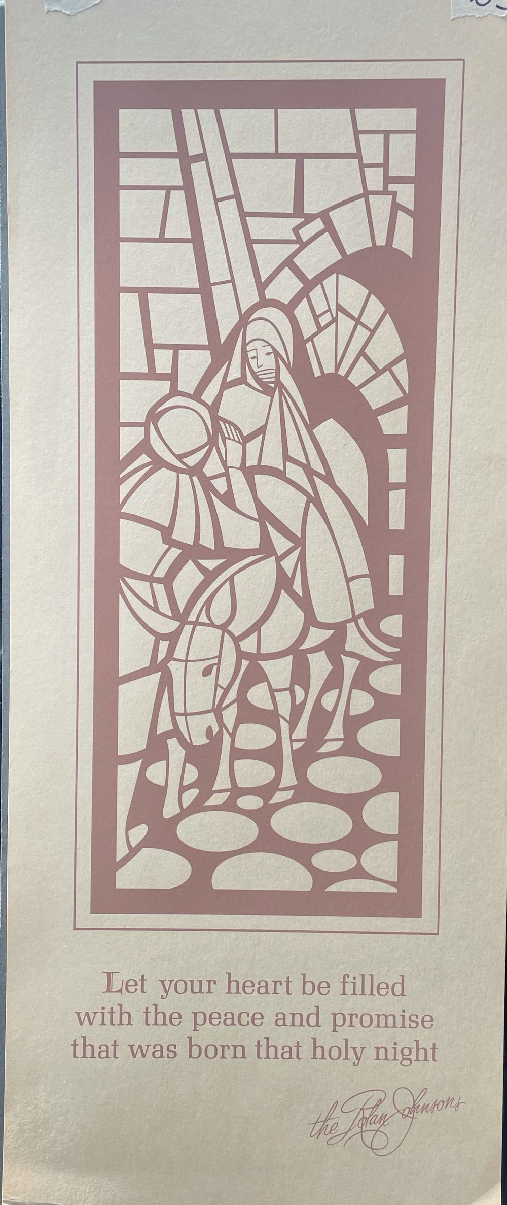 Rolan A. Johnson - 1981 - Christmas Card (Nativity) ornament collectible - Main Image 2