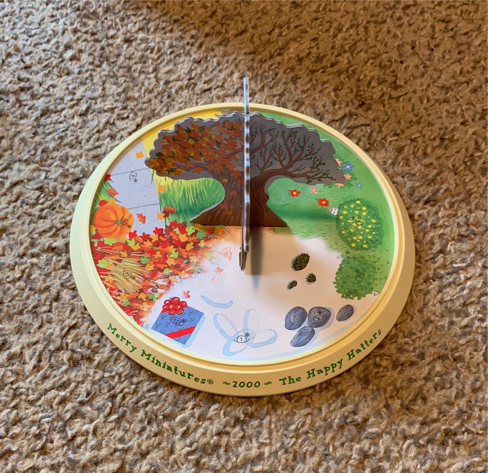 Hallmark Merry Miniatures Happy Hatters Collection Display Base - Happy Hatters (Hats) ornament collectible [Barcode 015012553956] - Main Image 4