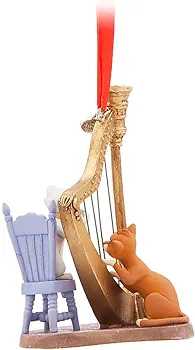 Duchess and Thomas O’Malley Sketchbook Ornament - Disney Sketchbook (Aristocats) ornament collectible [Barcode 465063958383] - Main Image 2