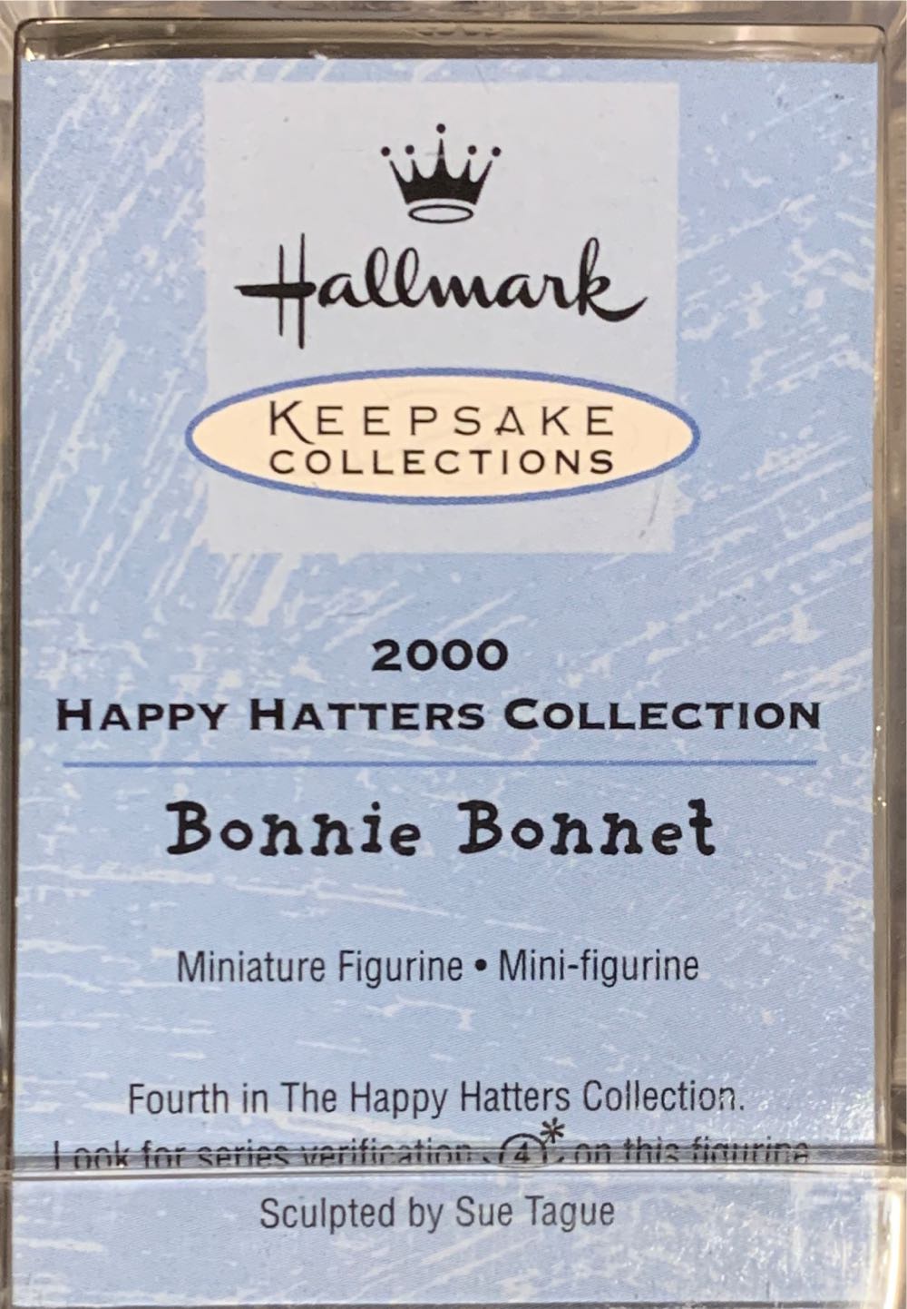 HH #4 Bonnie Bonnet (April) - Happy Hatters (Happy Hatters) ornament collectible [Barcode 015012553987] - Main Image 2