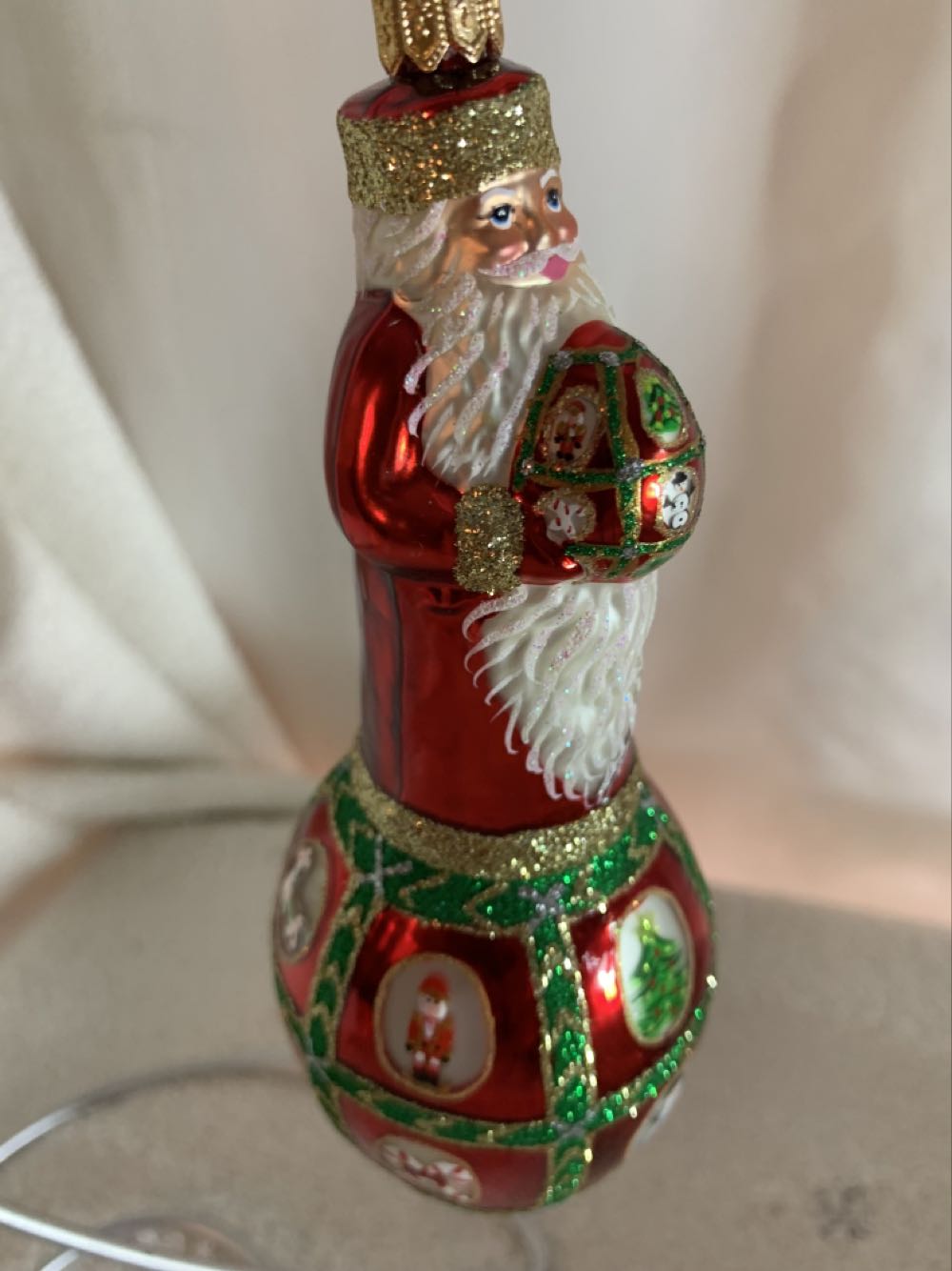 Faberge Santa  (Santa) ornament collectible - Main Image 2