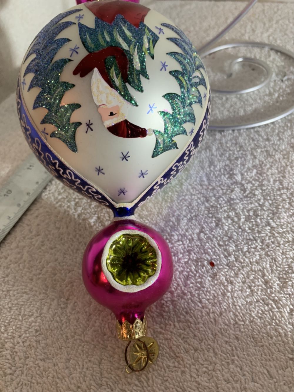 15th Anniversary Blue Lucy - 15th Anniversary (Santa) ornament collectible - Main Image 3