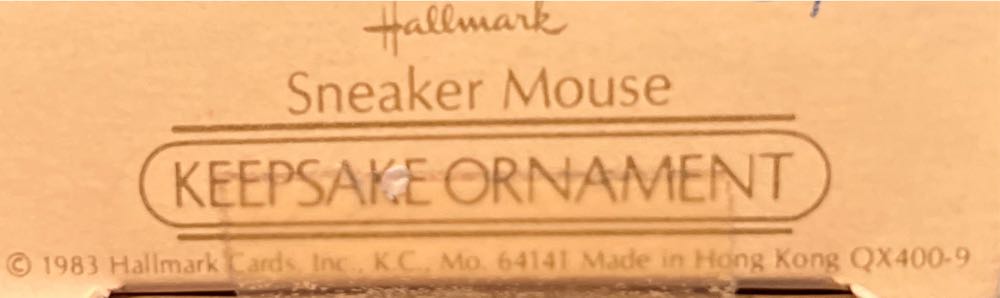 Sneaker Mouse - MOUSE (Miniature) ornament collectible - Main Image 4