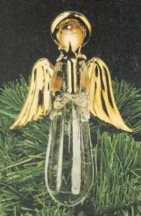 Tree Topper - Festive Angel - Miniature - Angel (Tree Topper) ornament collectible - Main Image 1