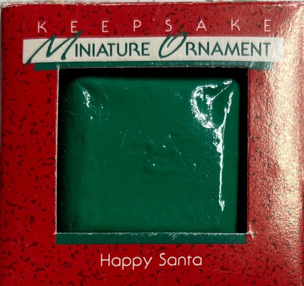 Happy Santa - Santa (Miniature) ornament collectible - Main Image 2