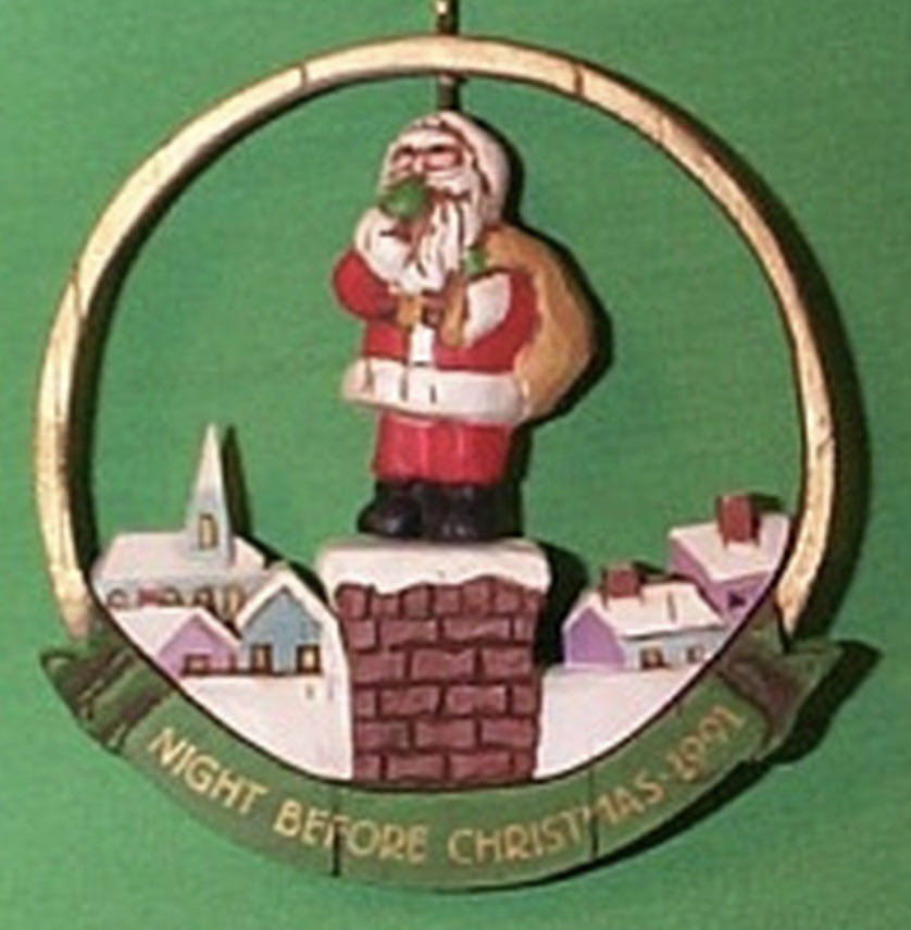 Night Before Christmas - Santa (Twirl-About) ornament collectible - Main Image 1