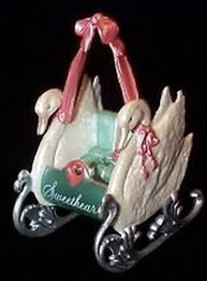 Hallmark Keepsake Ornament: Our First Christmas Together Two Hearts