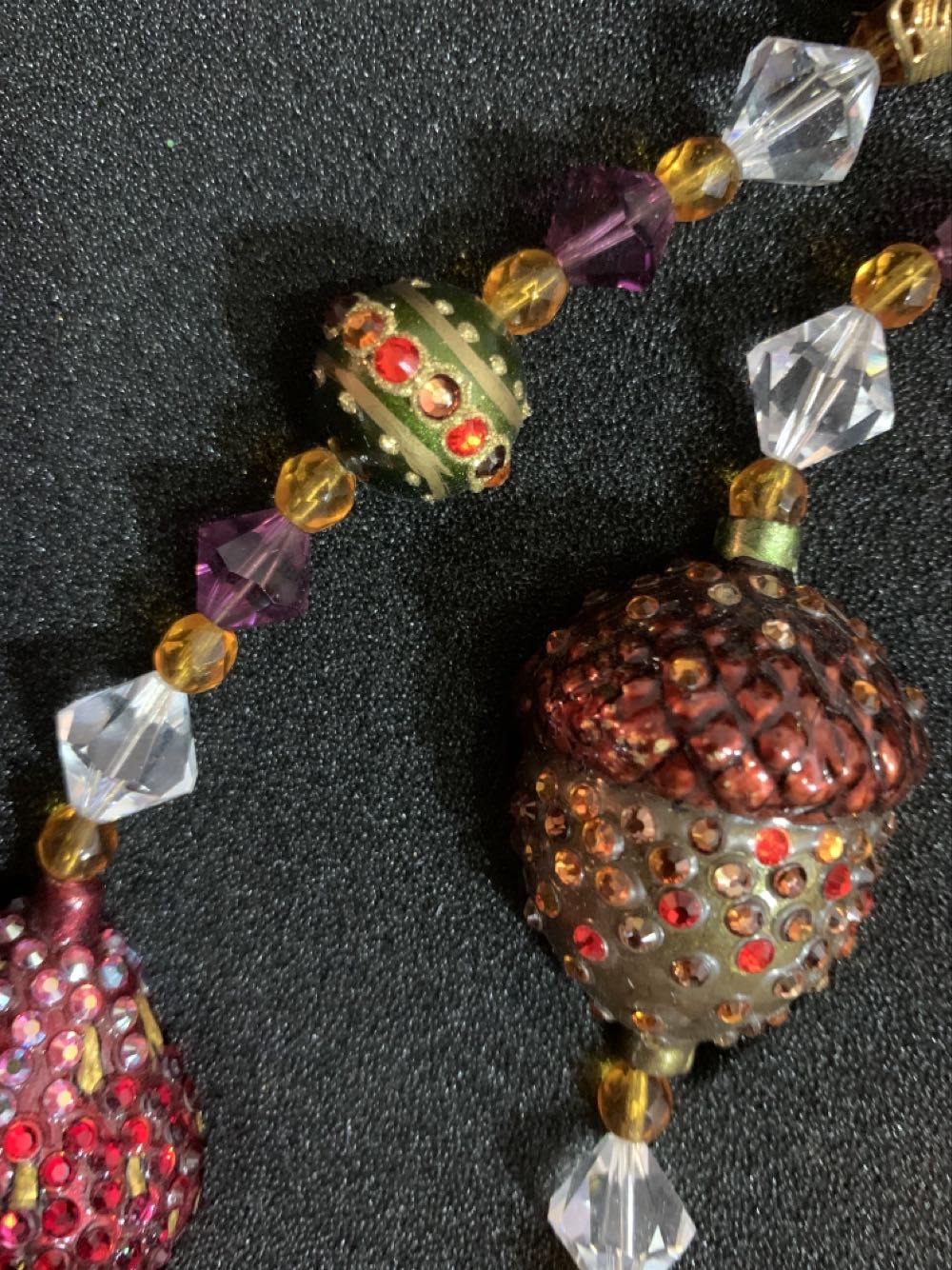 Acorn & Strawberry Garland  (Christmas Tree Ornament) ornament collectible - Main Image 2